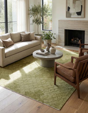 6' 7 x 10' Hand Woven Kilim Modern Wool Rug