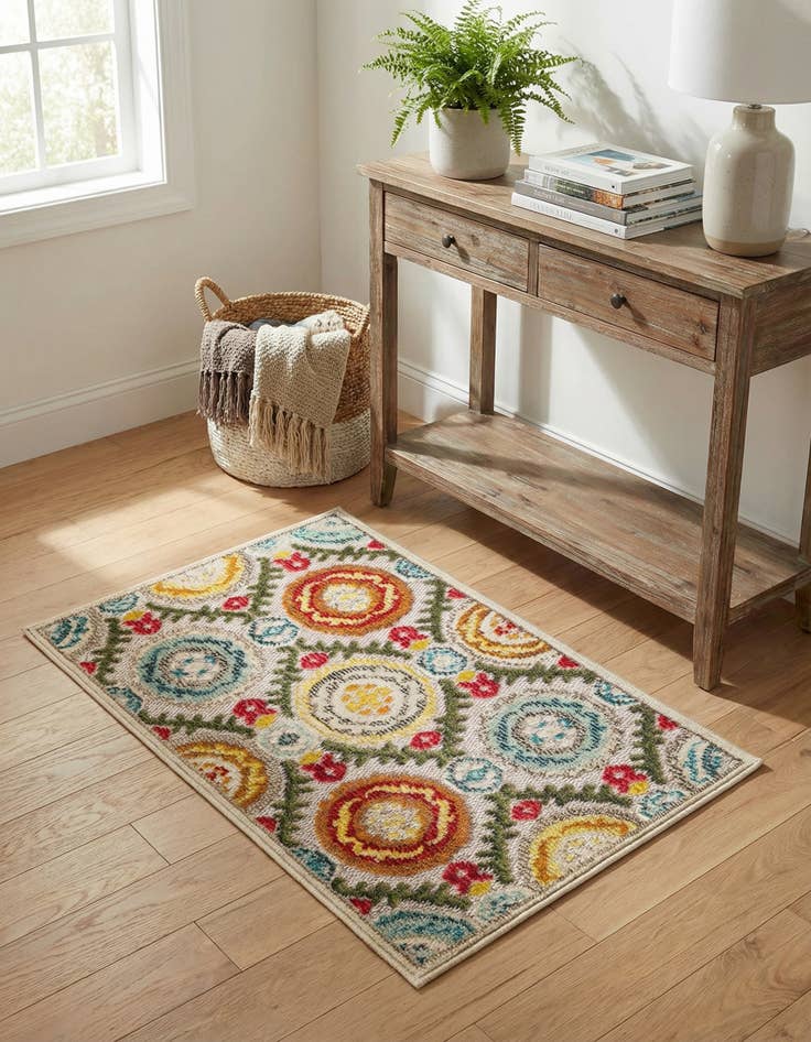 Detail image of 2' x 3' Easy-Clean Casablanca Indoor / Outdoor Rug