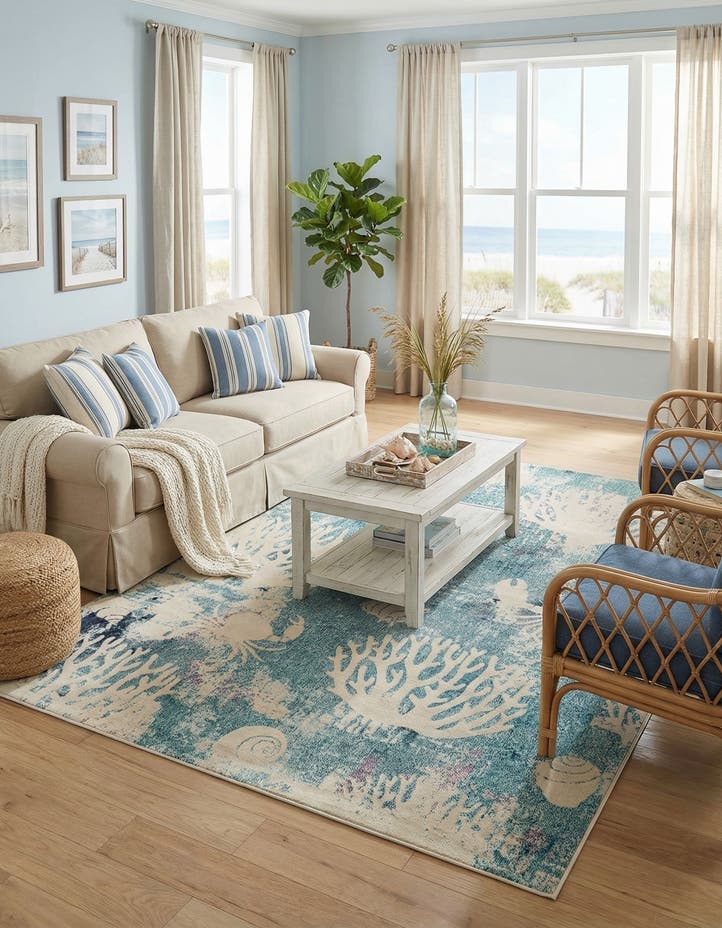 9' x 12' 2 Washable Amalfi Rug