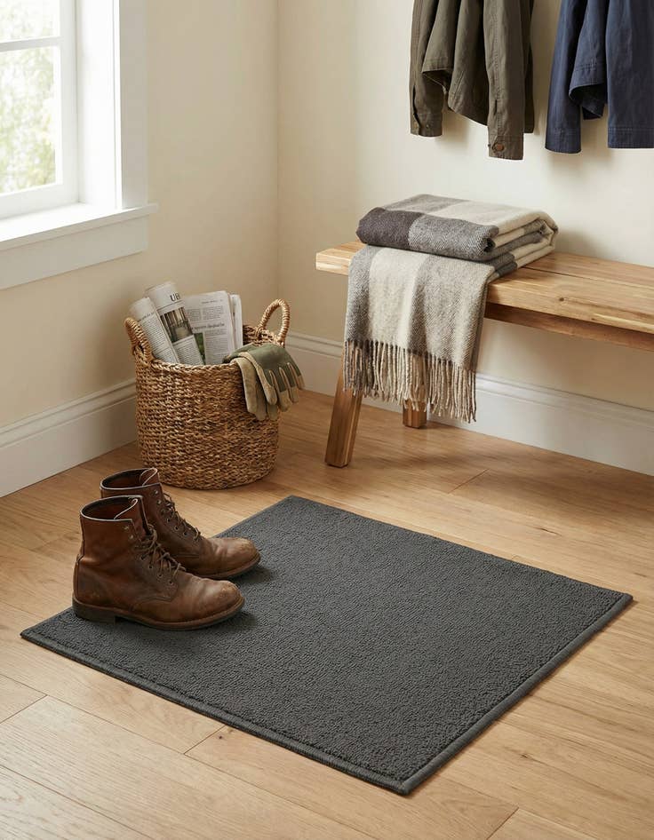 Detail image of 1' 4 x 1' 4 Everyday Solid Sample Rug