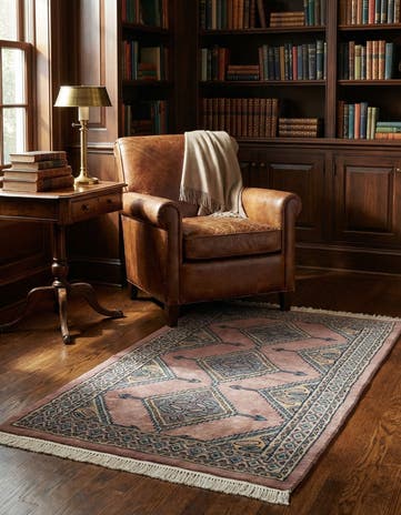 3' 2 x 5' 3 Hand Knotted Bokhara Oriental Rug