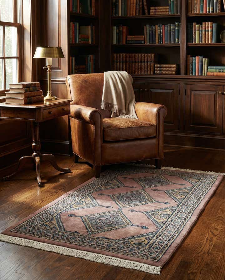 3' 2 x 5' 3 Hand Knotted Bokhara Oriental Rug