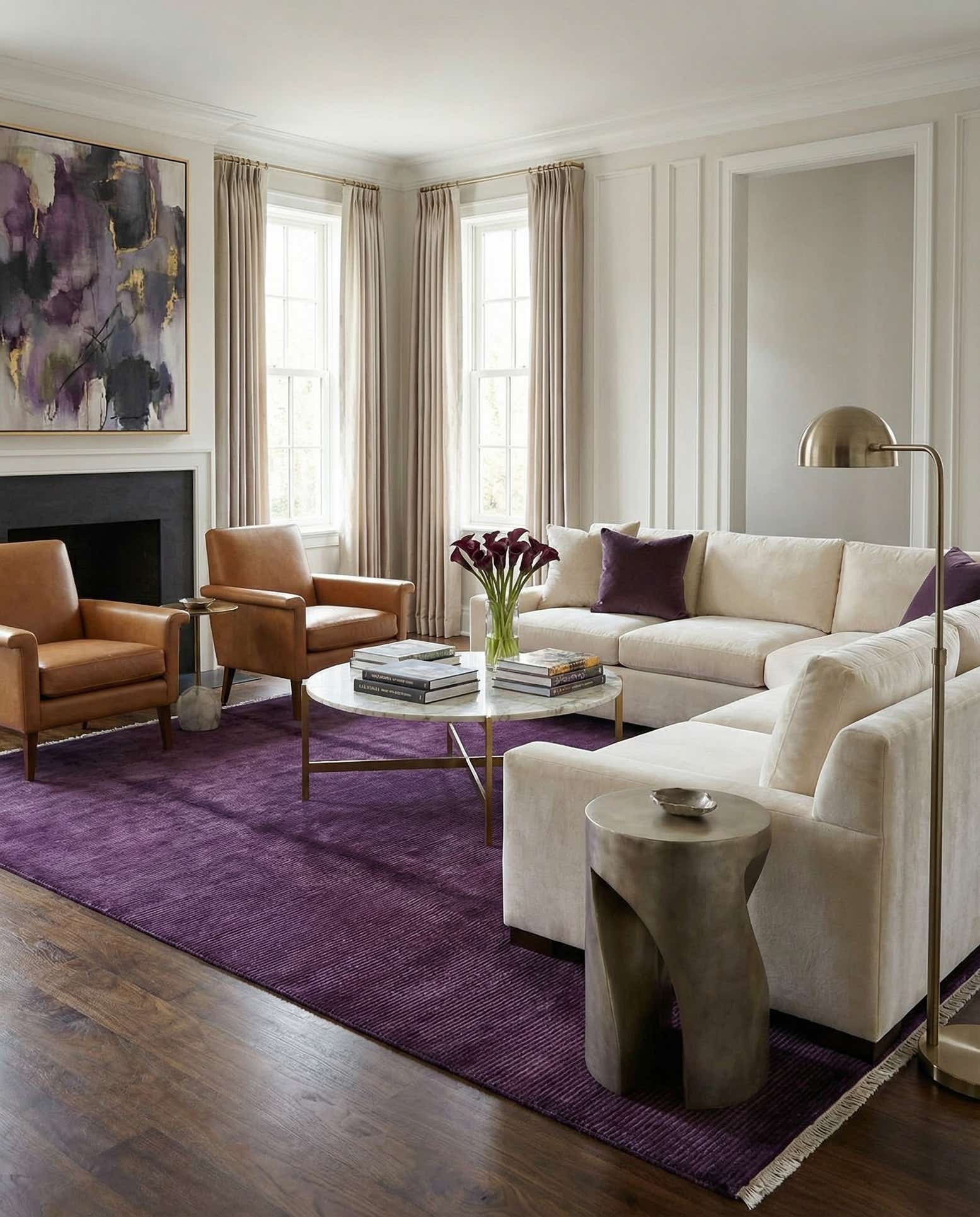 6' 6 x 9' 11 Hand Knotted Darya Wool Rug