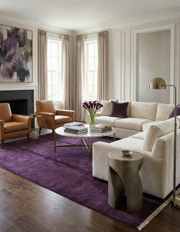 6' 6 x 9' 11 Hand Knotted Darya Wool Rug