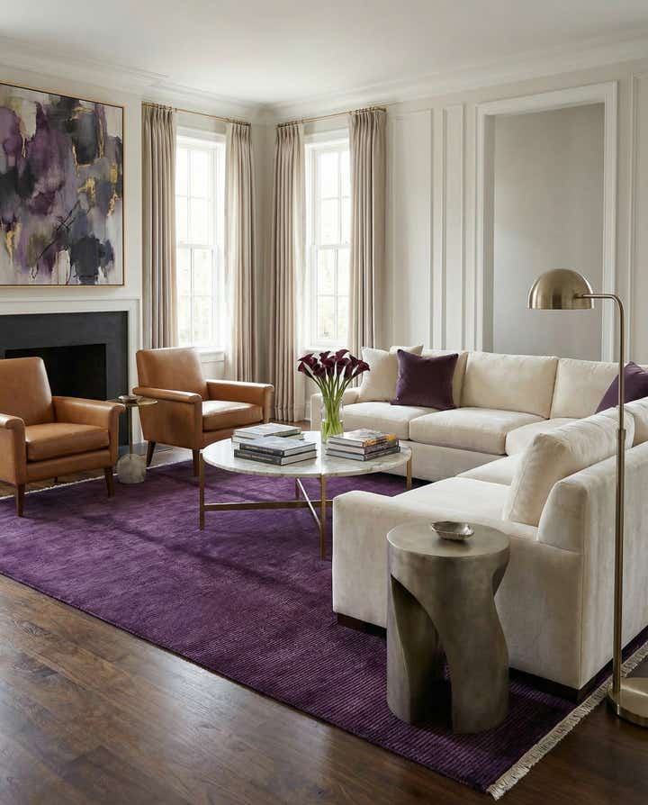 6' 6 x 9' 11 Hand Knotted Darya Wool Rug