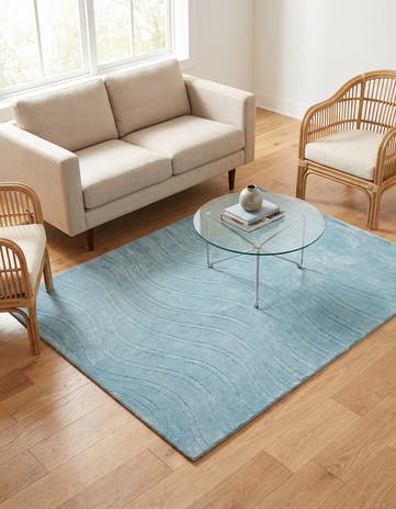 5' x 6' 7 Hand Knotted Darya Wool Rug