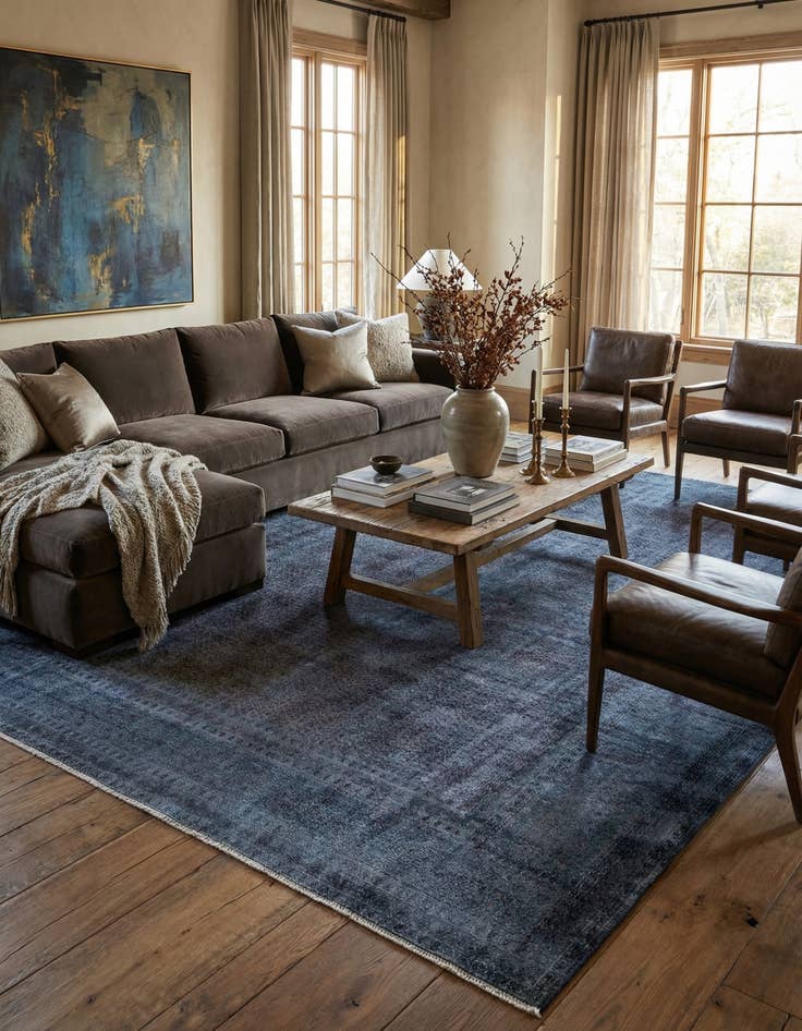 Detail image of 9' 10 x 12' 8 Vintage Royal Wool Rug