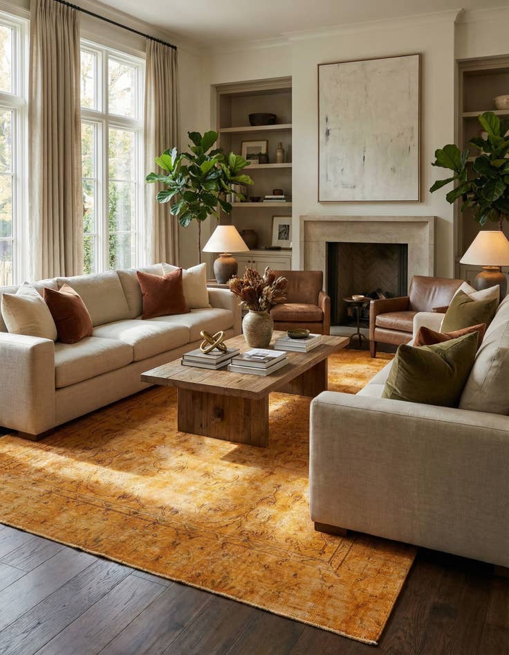 Detail image of  8' 6 x 11' 6  Hand Knotted Ultra Vintage Persian Wool Rug