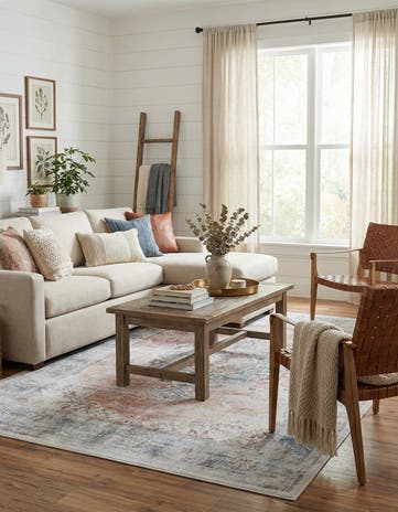 6' x 9' Washable Timeless Rug