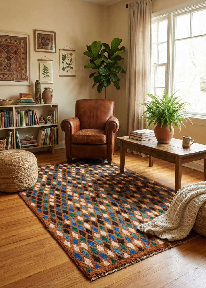 3' 9 x 5' 10 Hand Knotted Balouch Wool Rug