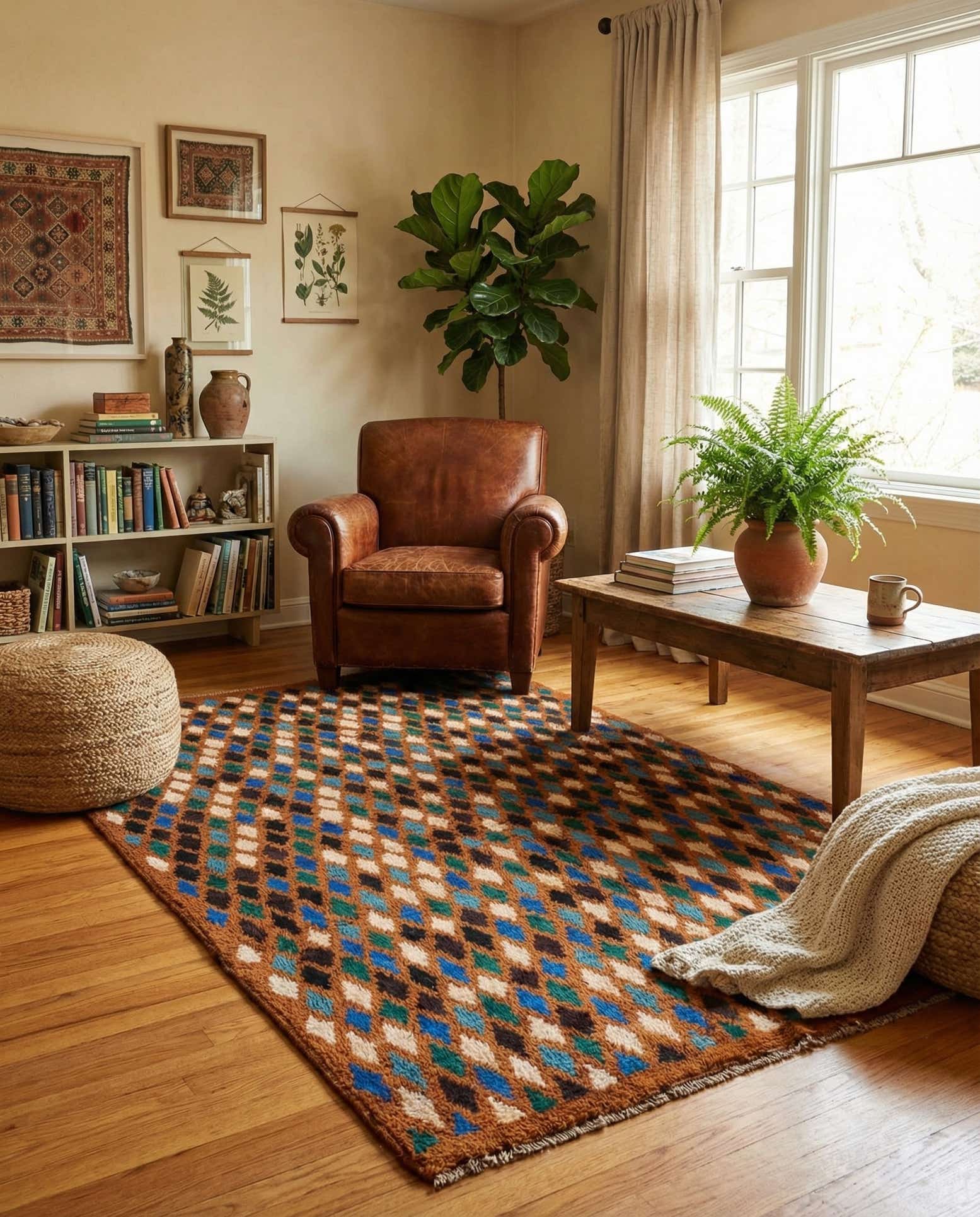 3' 9 x 5' 10 Hand Knotted Balouch Wool Rug