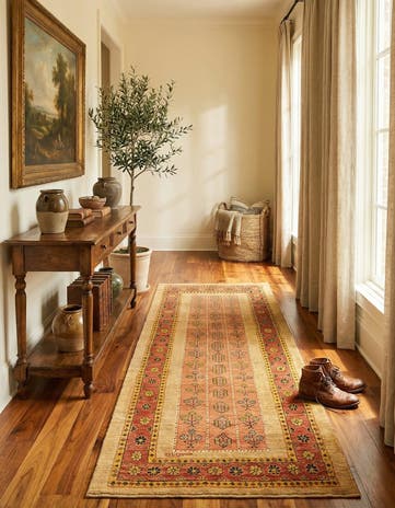 2' 9 x 6' 5 Kashkuli Wool Runner Rug