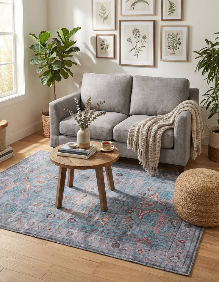 Detail image of  4' x 6'  Washable Maahru Rug