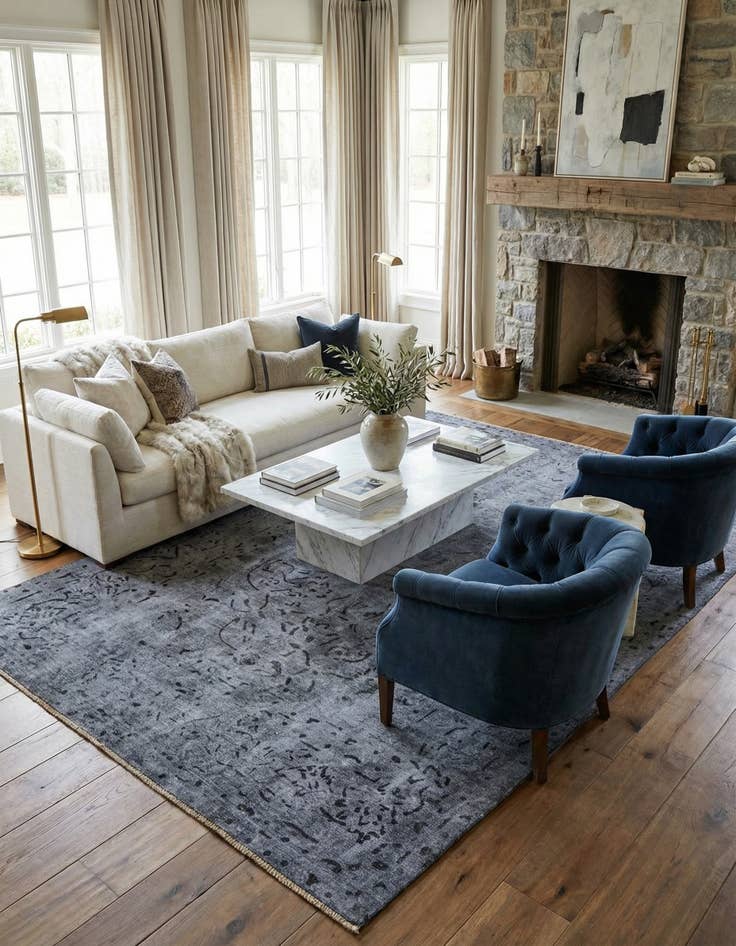 Detail image of 9' 6 x 12' 6  Hand Knotted Ultra Vintage Persian Wool Rug