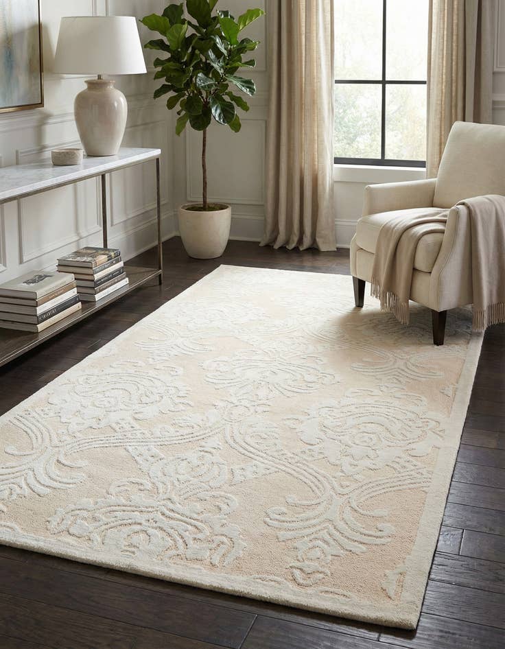 Detail image of 2' 10 x 9' 11  Hand Knotted Darya Wool Runner Rug