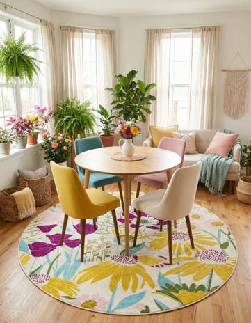 10' x 10' Bloom Round Rug