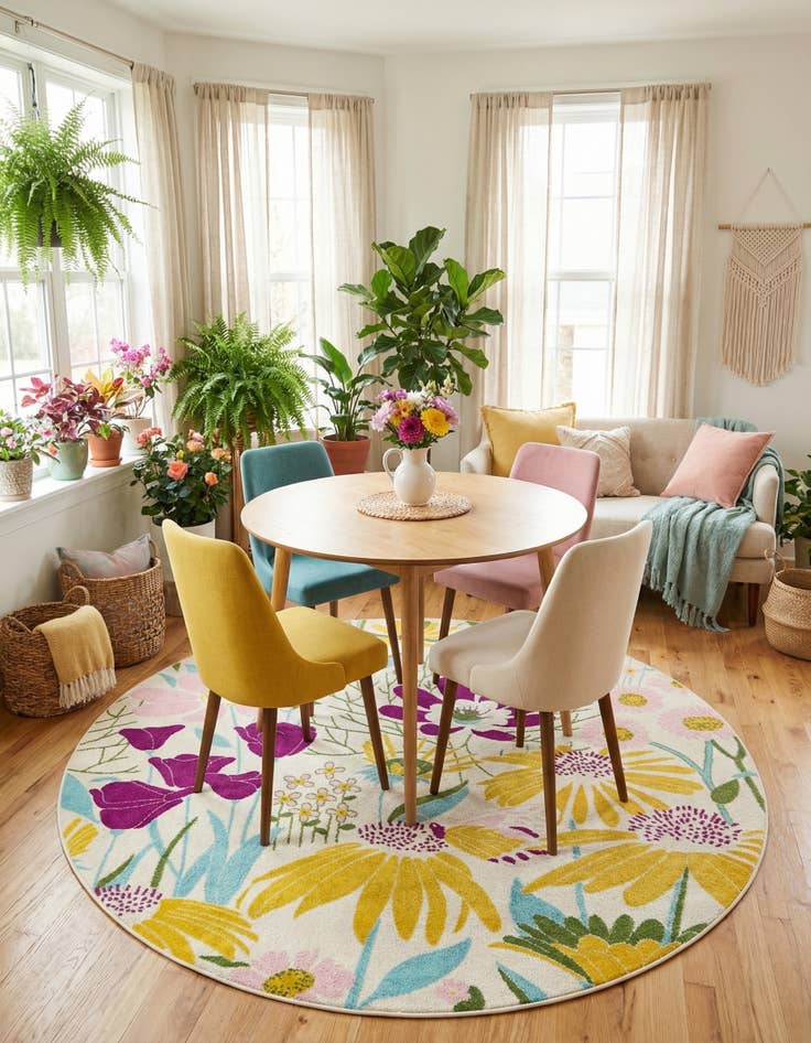 Detail image of  10' x 10' Bloom Round Rug