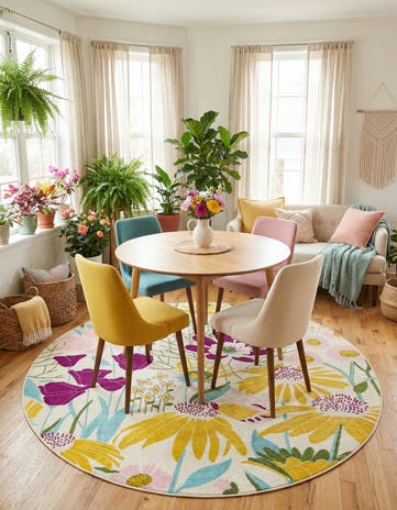 10' x 10' Bloom Round Rug