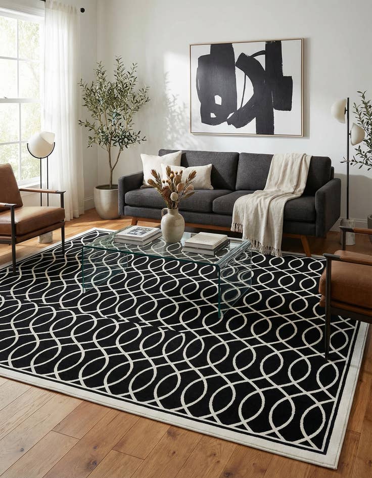 Detail image of 9' 10 x 9' 10 Milano Square Rug