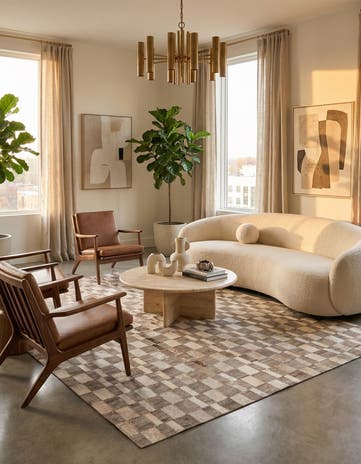 5' x 7' 10 Cowhide Rug