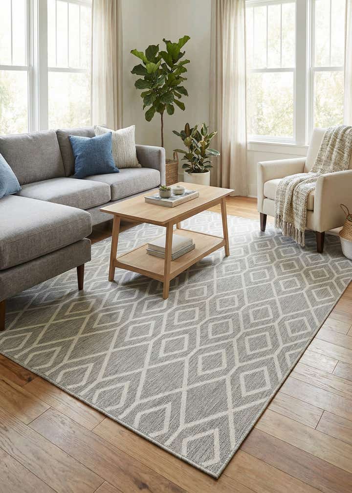 6' x 9' Easy-Clean Jill Zarin Turks and Caicos Indoor / Outdoor Rug