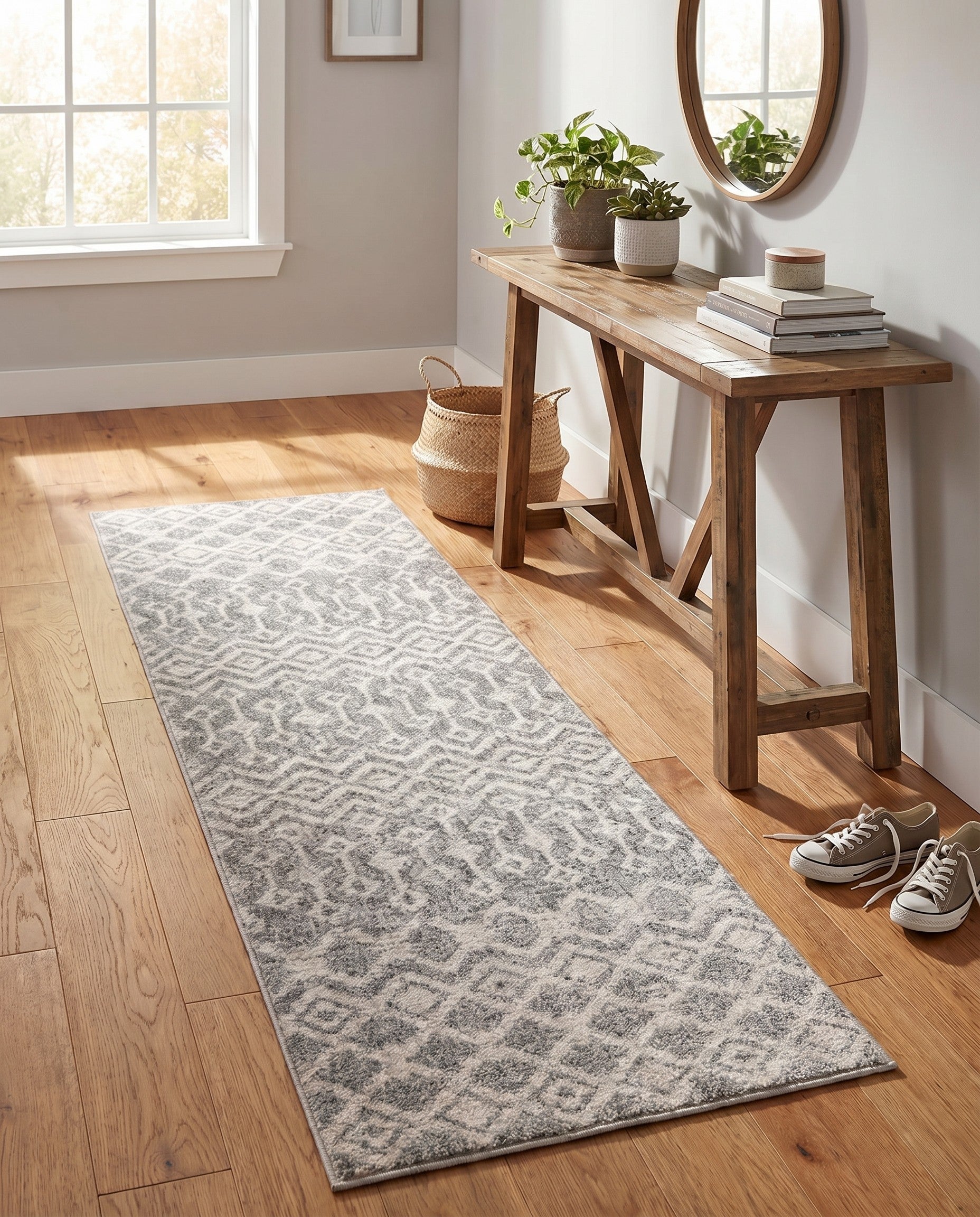 2' x 6' Eco Trellis Runner Rug