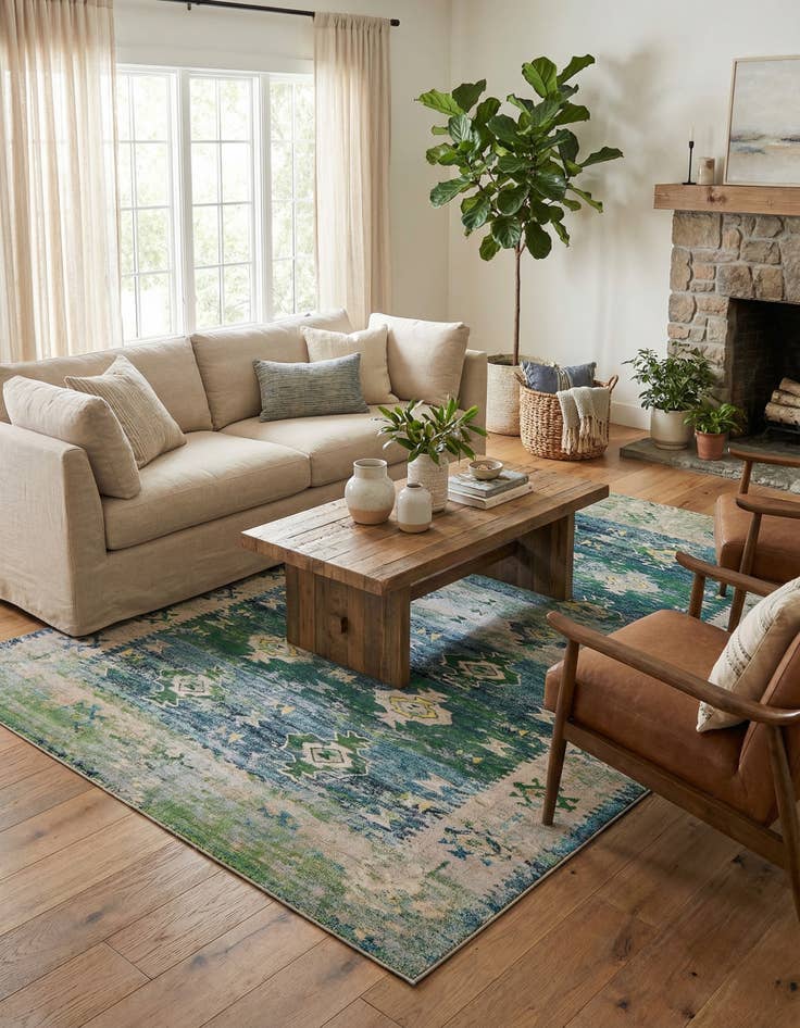 Detail image of 10' 6 x 16' 5  Washable Alta Rug