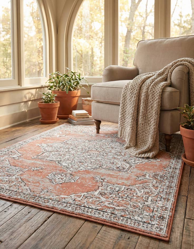 Detail image of 1' 4 x 1' 4 Nyla Sample Rug