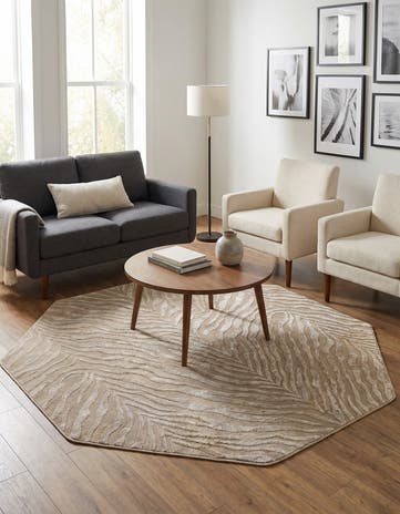 5' 3 x 5' 3 Finsbury Octagon Rug