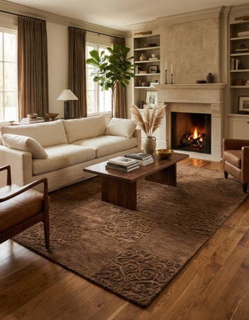 6' 8 x 9' 11 Hand Knotted Darya Wool Rug