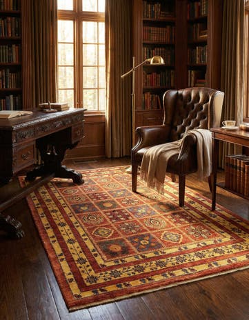 3' 3 x 5' 1 Kashkuli Wool Rug