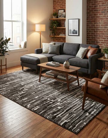 6' x 9' Sepia Rug