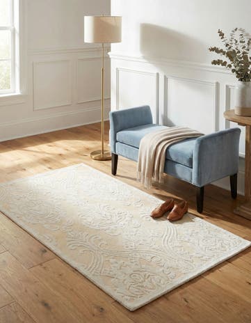 2' 11 x 4' 11 Hand Knotted Darya Wool Rug