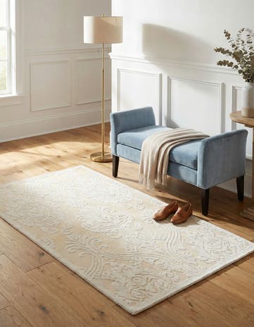 2' 11 x 4' 11 Hand Knotted Darya Wool Rug
