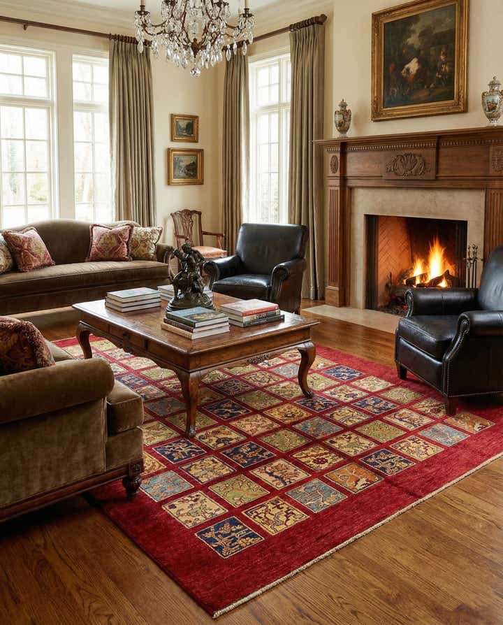 7' x 9' 3 Hand Knotted Ariana Ziegler Rug