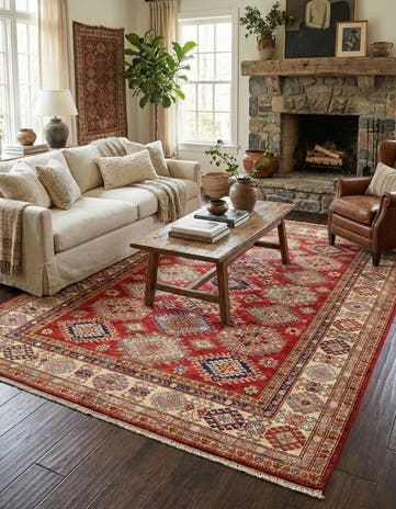 5' 9 x 7' 11 Kazak Wool Rug