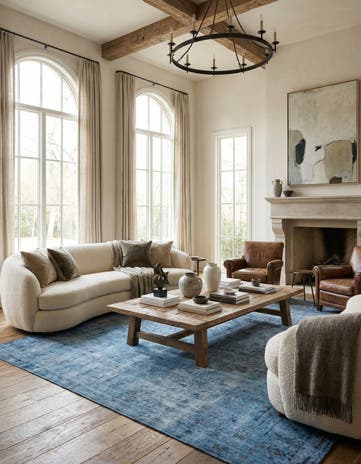 9' 7 x 12' 10 Hand Knotted Ultra Vintage Persian Wool Rug