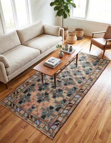 3' 4 x 6' Hand Knotted Ultra Vintage Persian Wool Rug