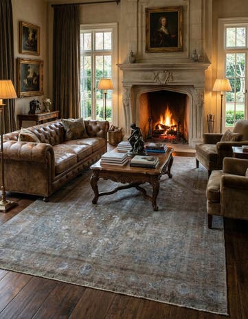 9' 5 x 12' 10 Hand Knotted Vintage Royal Persian Wool Rug