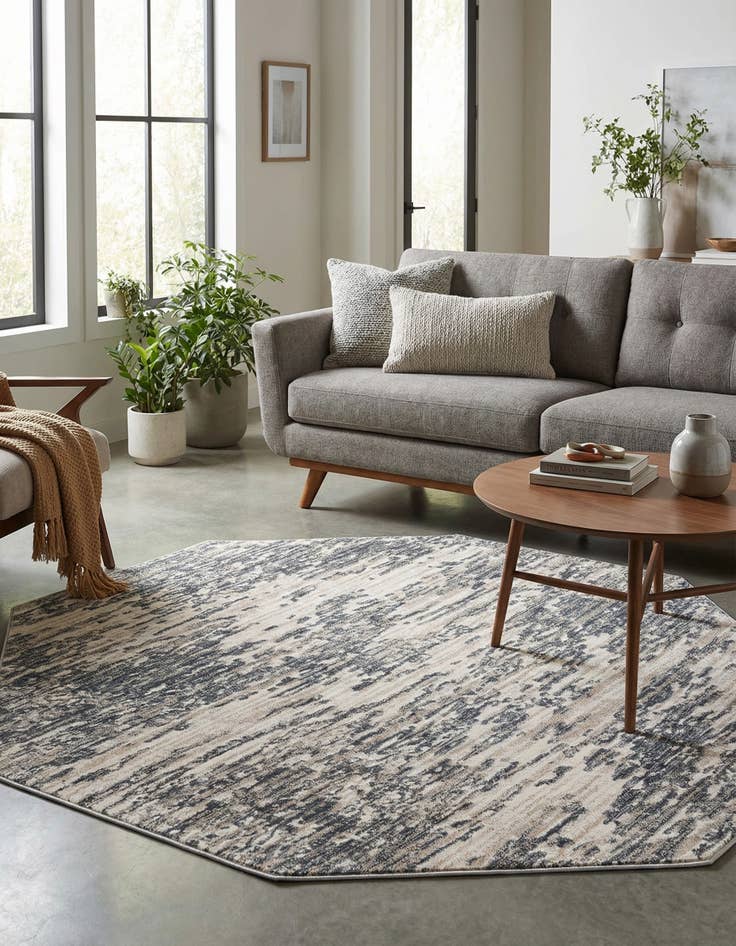 Detail image of 7' x 7' Oasis Octagon Rug