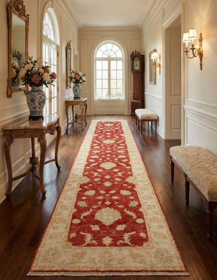 Detail image of 2' 6 x 13' 2 Kaizar Wool Runner Rug