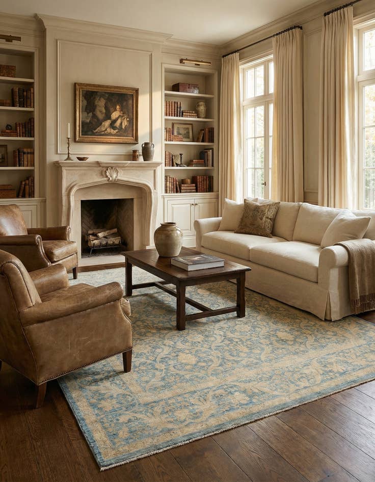 Detail image of  8' x 10' 10 Ziegler Rug