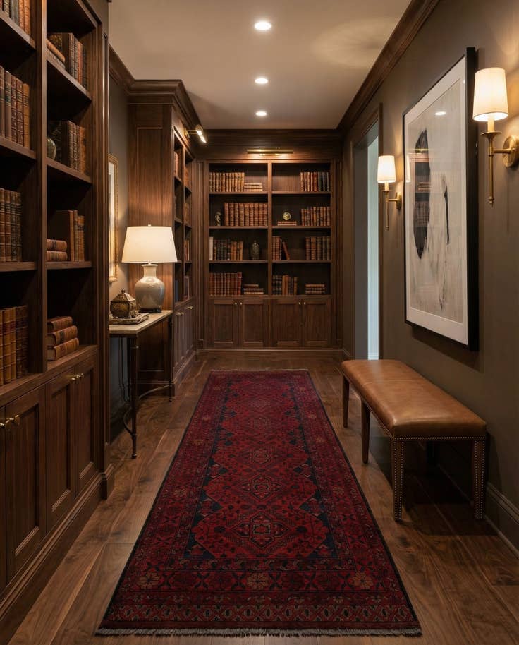 Detail image of 2' 9 x 9' 10 Hand Knotted Khal Mohammadi Wool Runner Rug