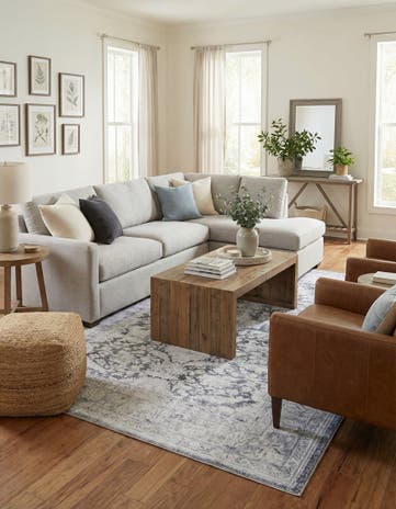 8' 4 x 12' Washable Timeless Rug