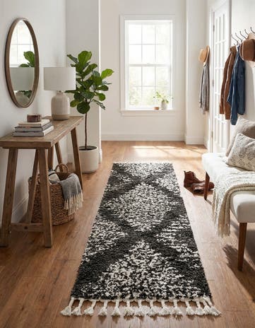 2' 7 x 12' Serenity Shag Runner Rug