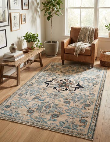 3' 2 x 5' 8 Hand Knotted Ultra Vintage Persian Wool Rug