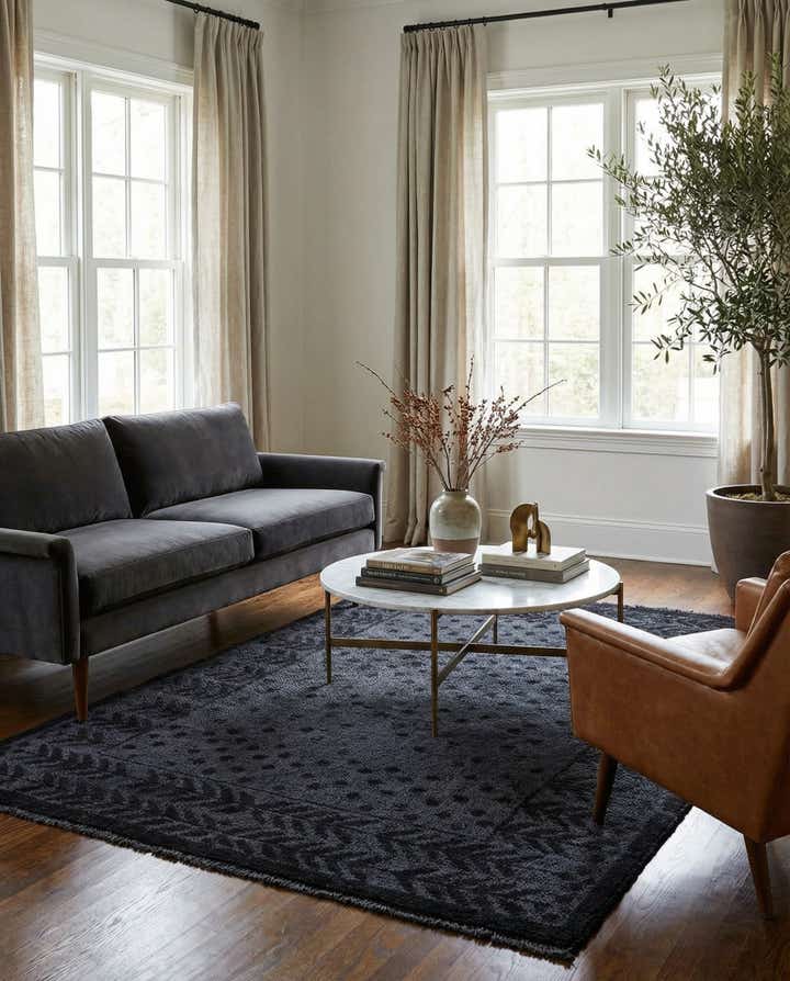 5' 3 x 7' 3 Hand Knotted Darya Wool Rug