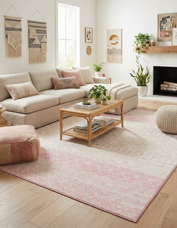 9' x 12' Moroccan Trellis Rug