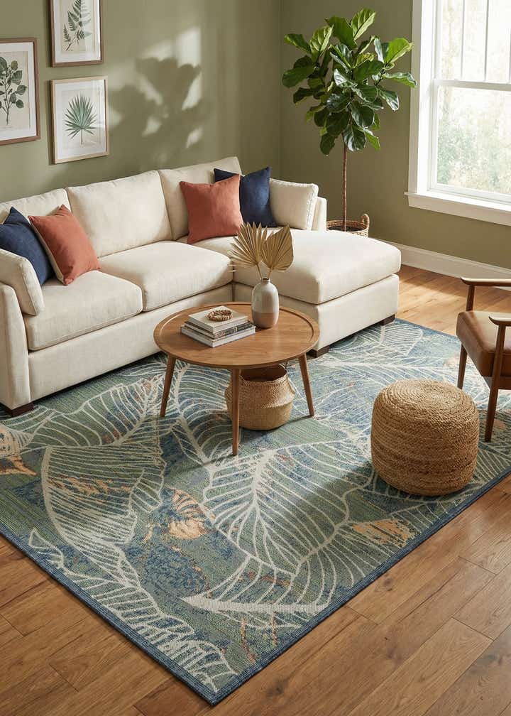 9' x 12' Easy-Clean Baja Indoor / Outdoor Rug