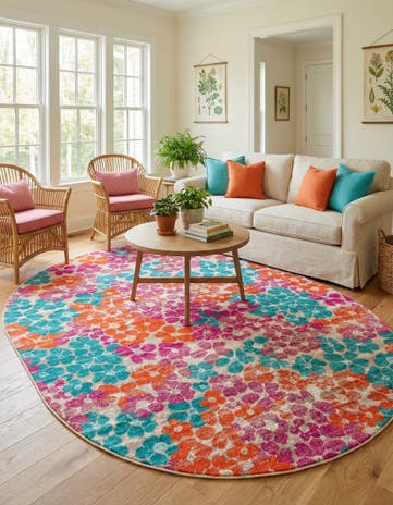 Azalea Oval Rug